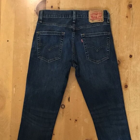 Levi’s 511 Slim Fit Jeans – W30 L32 - Dark Wash - Picture 3 of 7